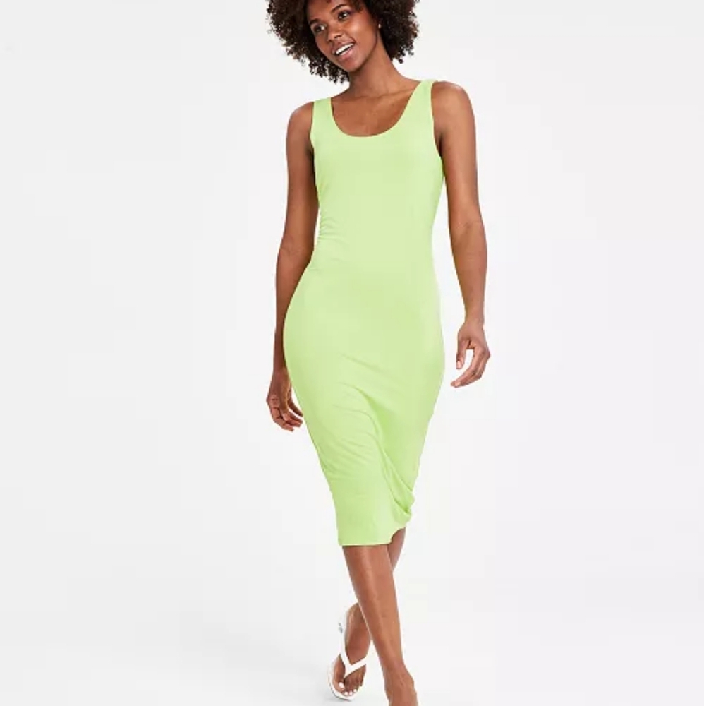 BAR III Women's Sleeveless Midi Bodycon Dress, Created for Macy's